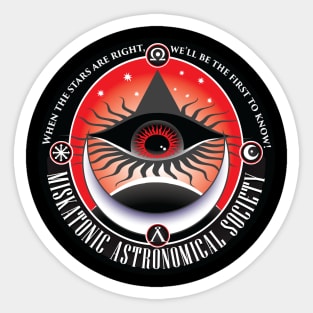 Miskatonic Astrological Society Sticker
